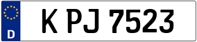 Truck License Plate